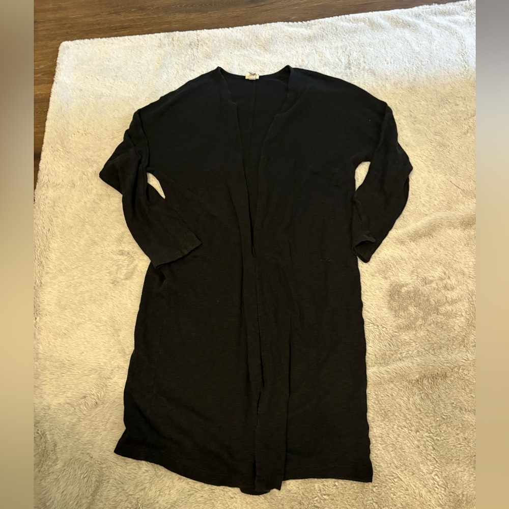 A New Day Black Ribbed Cardigan